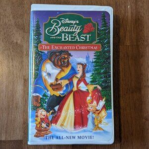 Beauty and the Beast Enchanted Christmas VHS
